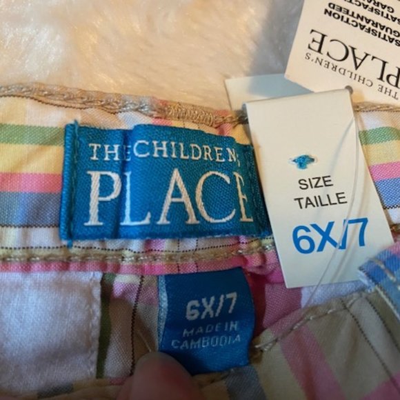 2/$30 Children's Place Plaid Capri Pants NWT - Picture 2 of 8